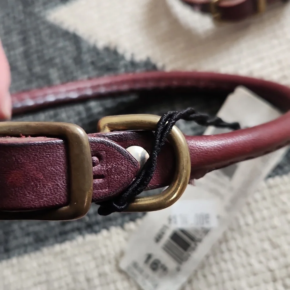 Lot Of Leather Dog Collars -